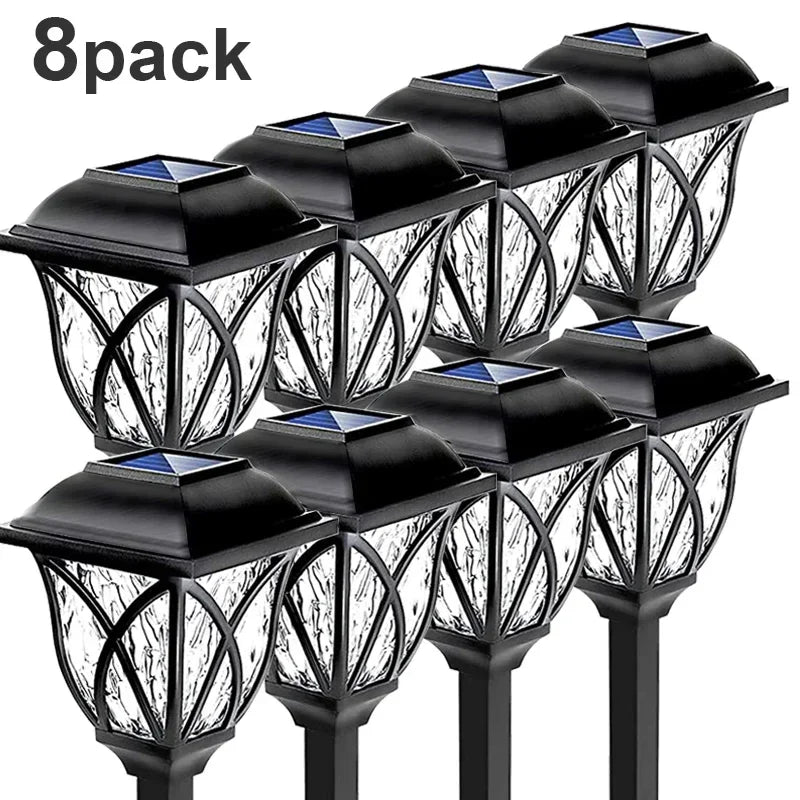 Solarne Lampy Ogrodowe LED – Jasne Oświetlenie Ścieżek, Podjazdów i Ogrodu (1–10 szt.)