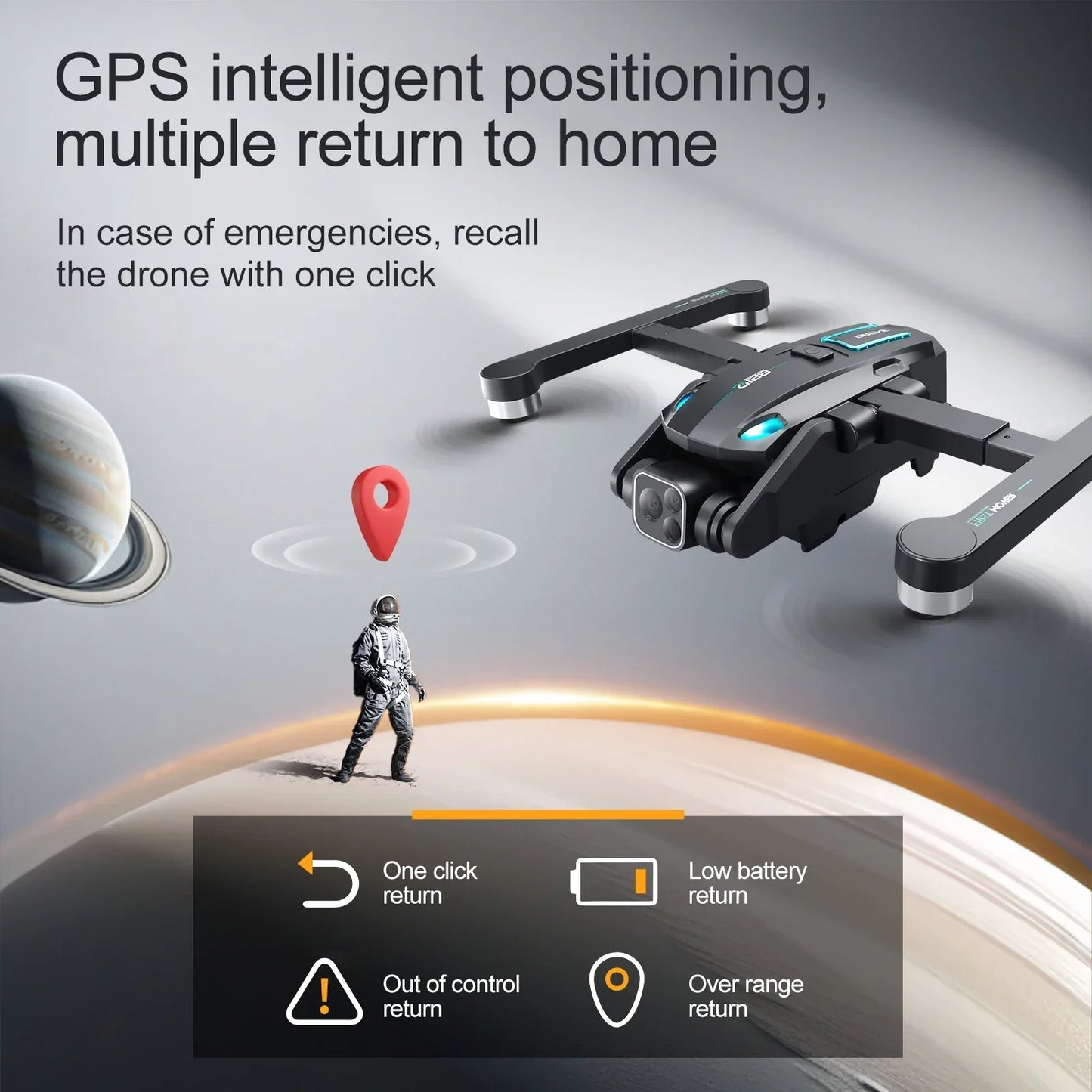 Dron S188 GPS 8K z kamerą 5G