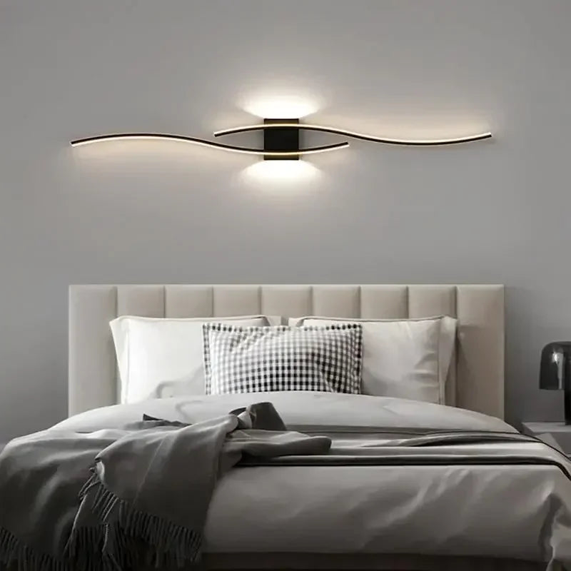 Nowoczesna Kinkietowa Lampa LED DAMIASMIL – Eleganckie Oświetlenie Ścienne do Salonu i Sypialni