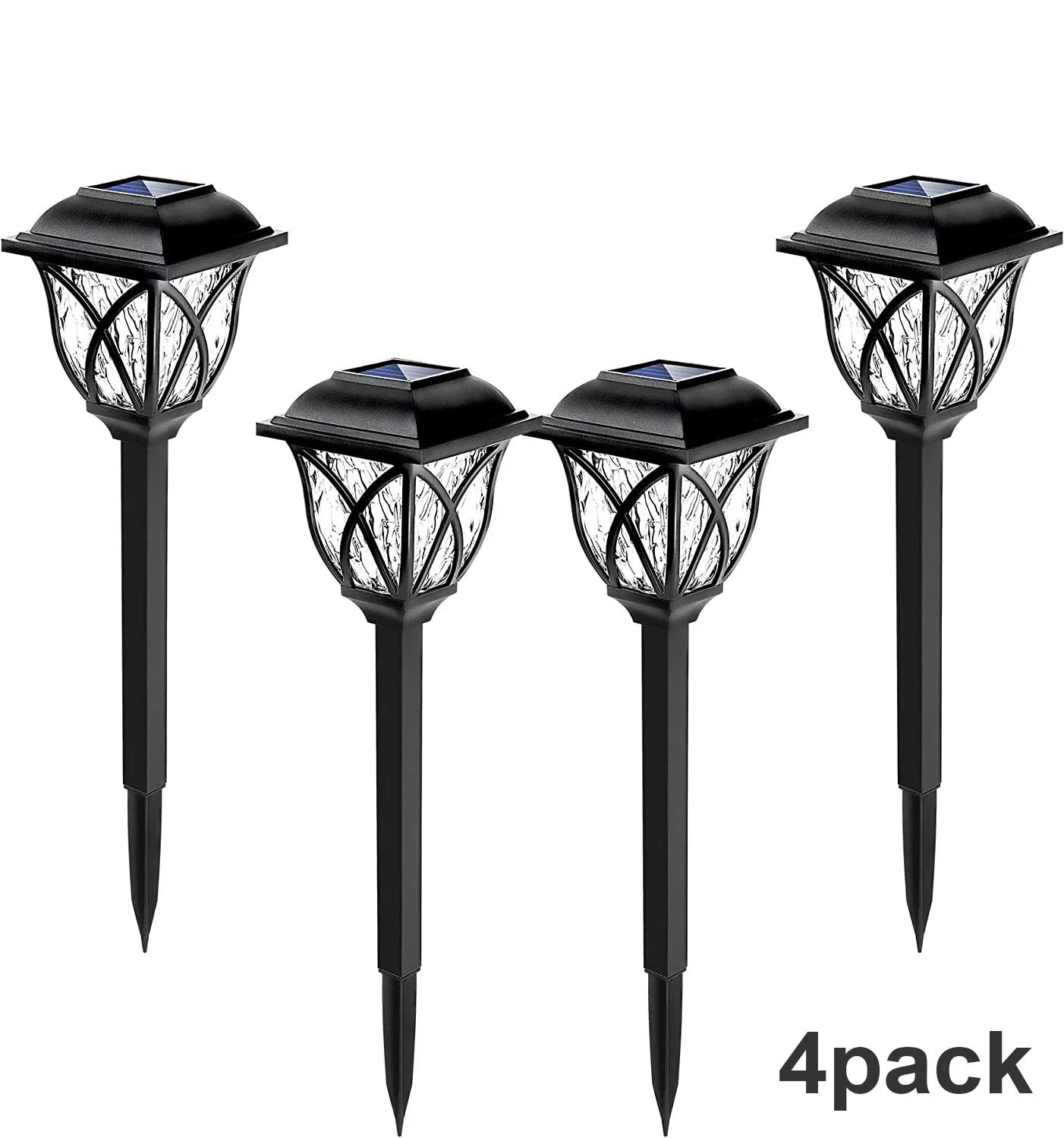 Solarne Lampy Ogrodowe LED – Jasne Oświetlenie Ścieżek, Podjazdów i Ogrodu (1–10 szt.)