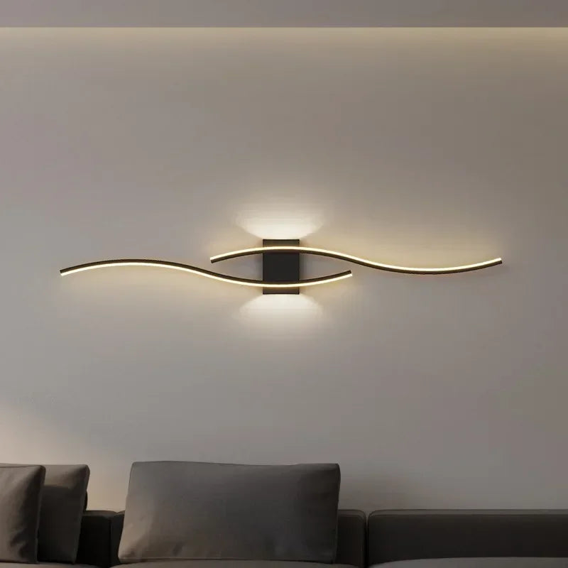 Nowoczesna Kinkietowa Lampa LED DAMIASMIL – Eleganckie Oświetlenie Ścienne do Salonu i Sypialni