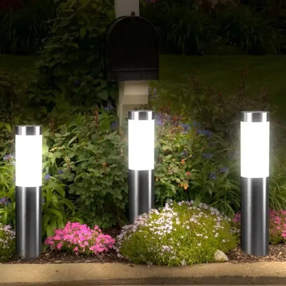Solarne Lampy Ogrodowe LED – Nowoczesne Oświetlenie Ścieżek, Podjazdów i Ogrodu (1/2/4/6 szt.)
