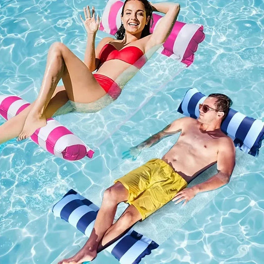 Dmuchany Leżak Wodny z Oparciem – Idealny Relaks w Basenie i na Plaży