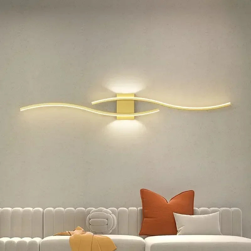 Nowoczesna Kinkietowa Lampa LED DAMIASMIL – Eleganckie Oświetlenie Ścienne do Salonu i Sypialni