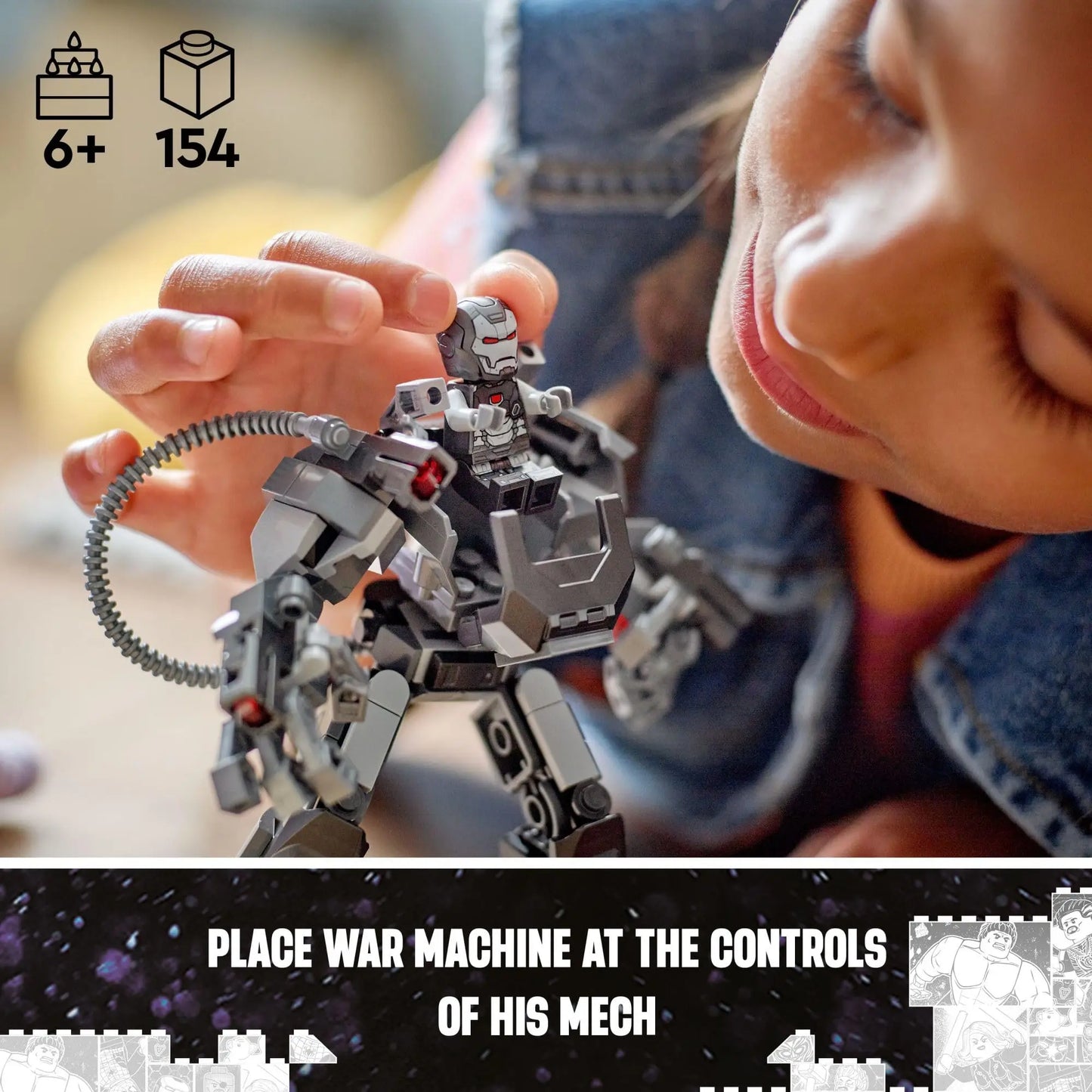 LEGO War Machine Mech Armor Marvel 76277