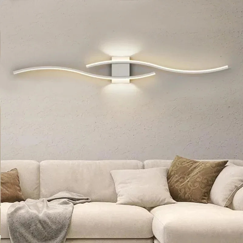 Nowoczesna Kinkietowa Lampa LED DAMIASMIL – Eleganckie Oświetlenie Ścienne do Salonu i Sypialni