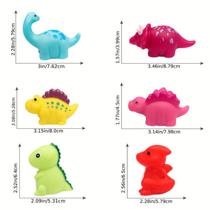 Zestaw świecących dinozaurów do kąpieli
