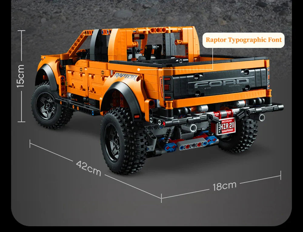 Klocki Ford Raptor F-150 1379 szt.