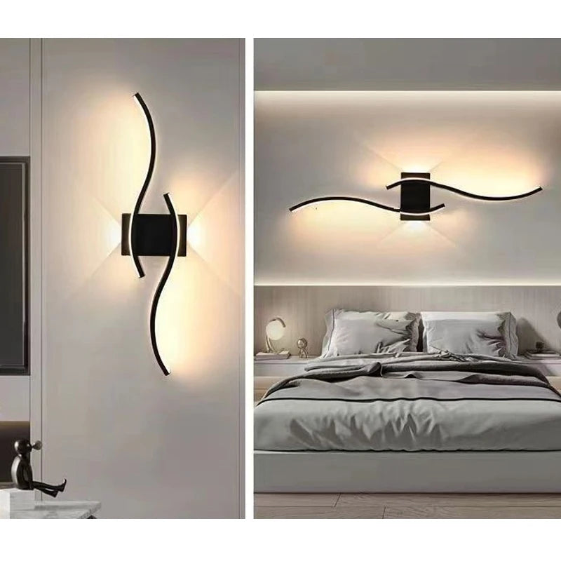 Nowoczesna Kinkietowa Lampa LED DAMIASMIL – Eleganckie Oświetlenie Ścienne do Salonu i Sypialni