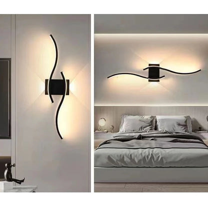 Nowoczesna Kinkietowa Lampa LED DAMIASMIL – Eleganckie Oświetlenie Ścienne do Salonu i Sypialni