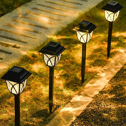 Solarne Lampy Ogrodowe LED – Jasne Oświetlenie Ścieżek, Podjazdów i Ogrodu (1–10 szt.)