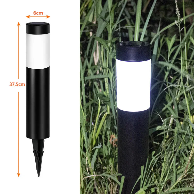 Solarne Lampy Ogrodowe LED – Nowoczesne Oświetlenie Ścieżek, Podjazdów i Ogrodu (1/2/4/6 szt.)