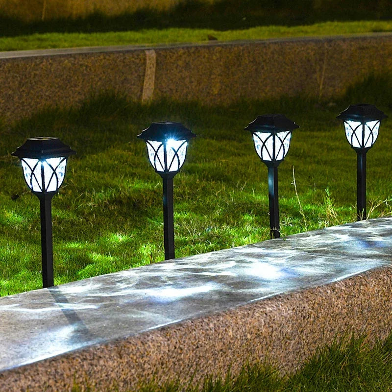 Solarne Lampy Ogrodowe LED – Jasne Oświetlenie Ścieżek, Podjazdów i Ogrodu (1–10 szt.)
